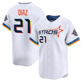 My Store H.Astros #21 Yainer Diaz Player White City Connect Limited Home Stitched Jerseys