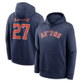 My Store H.Astros #27 Jose Altuve Player Navy Club Fleece Pullover Hoodie Stitched Jerseys