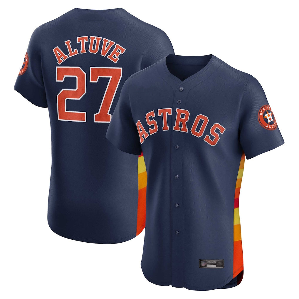 My Store H.Astros #27 Jose Altuve Player Navy Limited Elite Home Stitched Jerseys
