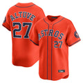 My Store H.Astros #27 Jose Altuve Player Orange Home Limited Stitched Jerseys