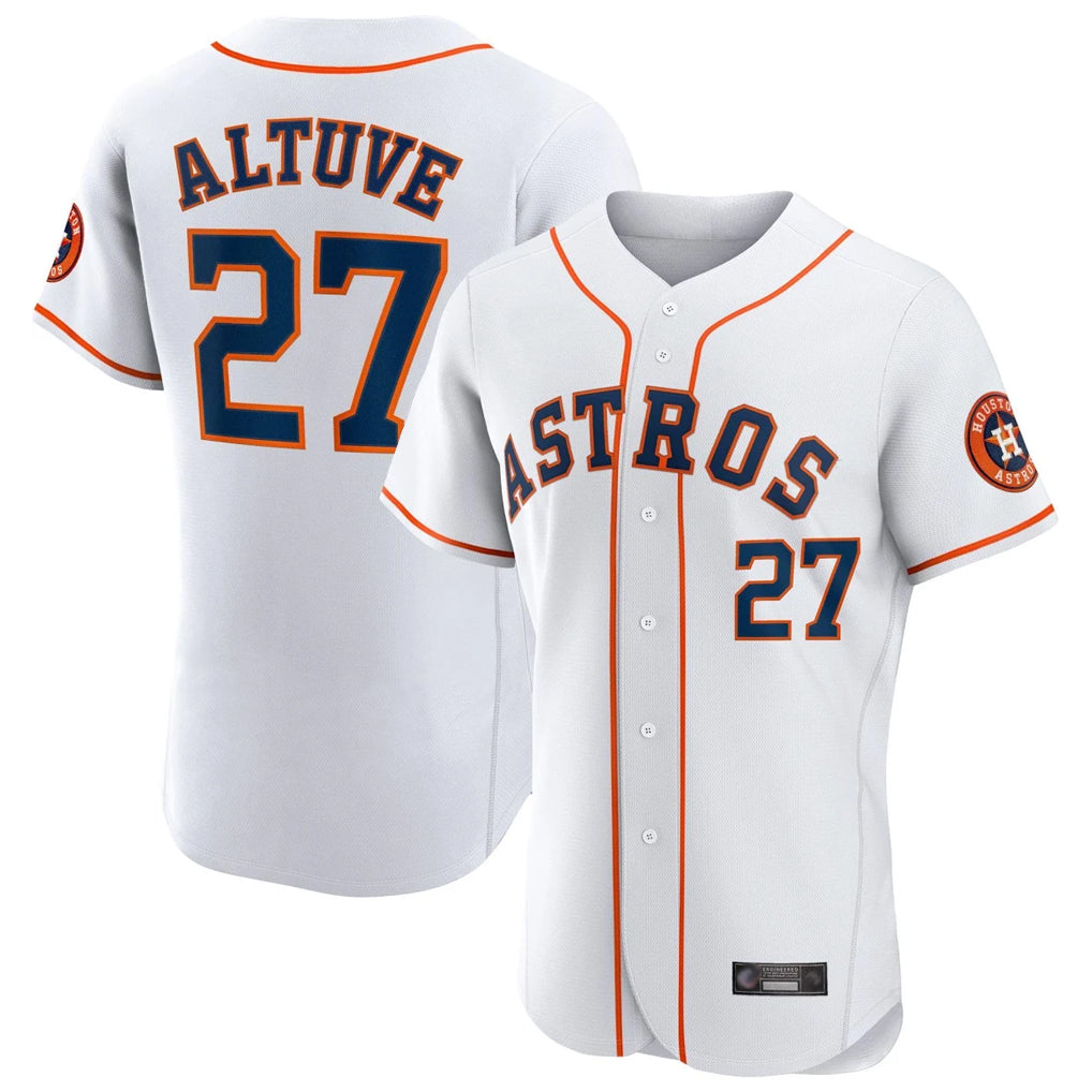 My Store H.Astros #27 Jose Altuve Player White Limited Elite Home Stitched Jerseys