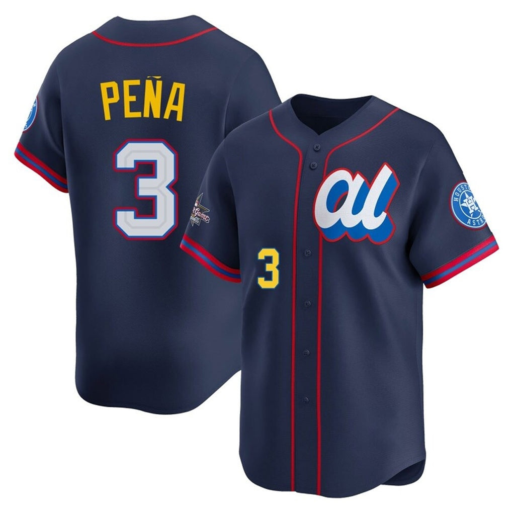 My Store H.Astros #3 Jeremy Pe?a Player Navy American League All-Star Game Limited Stitched Jerseys