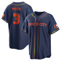 My Store H.Astros #3 Jeremy Pe?a Player Navy City Connect Home Game Stitched Jerseys