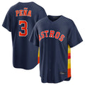 My Store H.Astros #3 Jeremy Pe?a Player Navy Home Game Stitched Jerseys