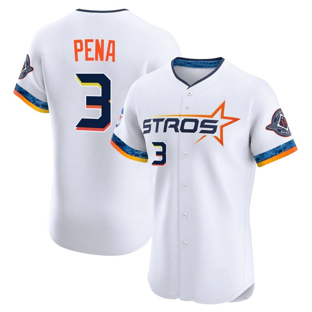 My Store H.Astros #3 Jeremy Pe?a Player White City Connect Limited Elite Home Stitched Jerseys