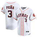 My Store H.Astros #3 Jeremy Pe?a Player White Home Limited Stitched Jerseys