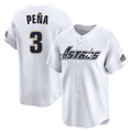 My Store H.Astros #3 Jeremy Pe?a Player White Throwback Cooperstown Collection Limited Stitched Jerseys
