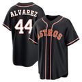 My Store H.Astros #44 Yordan Alvarez Player Black Fashion Out Home Game Stitched Jerseys