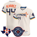 My Store H.Astros #44 Yordan Alvarez Player Cream City Connect Texas Patch Vapor Premier Limited Elite Home Stitched Jerseys