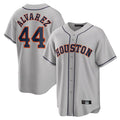 My Store H.Astros #44 Yordan Alvarez Player Gray Home Game Stitched Jerseys