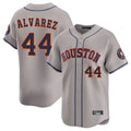 My Store H.Astros #44 Yordan Alvarez Player Gray Home Limited Stitched Jerseys