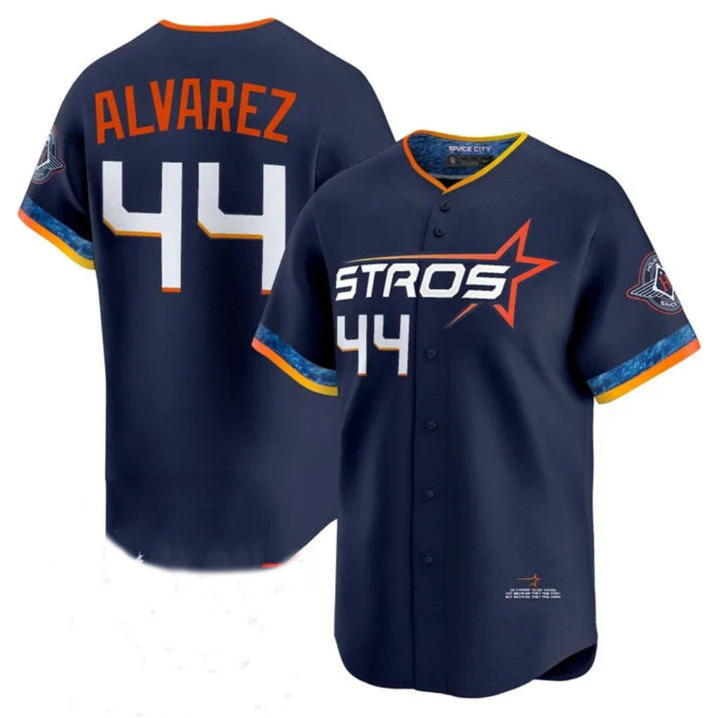 My Store H.Astros #44 Yordan Alvarez Player Navy City Connect Limited Home Stitched Jerseys