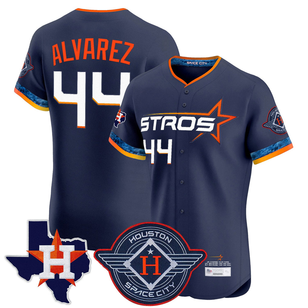 My Store H.Astros #44 Yordan Alvarez Player Navy City Connect Texas Patch Vapor Premier Limited Elite Home Stitched Jerseys