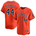 My Store H.Astros #44 Yordan Alvarez Player Orange Home Limited Stitched Jerseys
