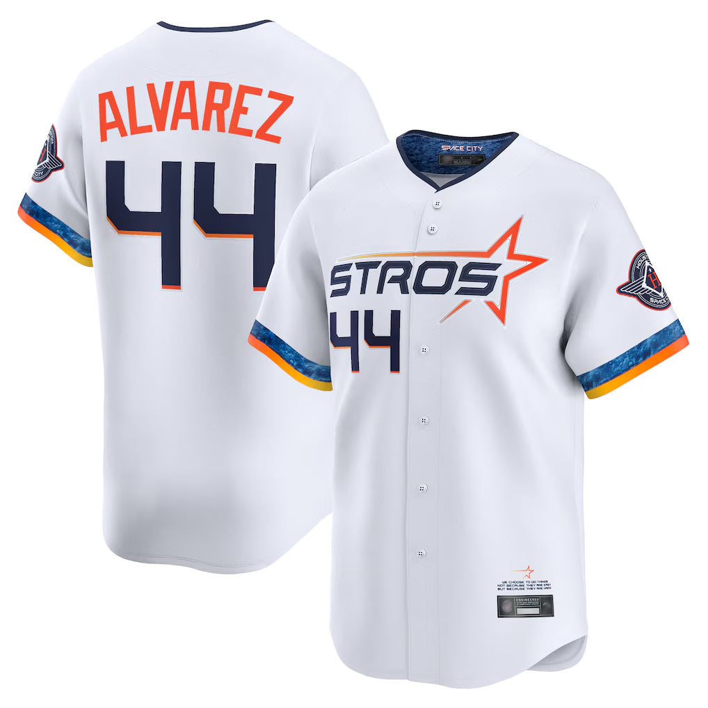 My Store H.Astros #44 Yordan Alvarez Player White City Connect Limited Home Stitched Jerseys