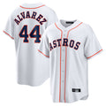 My Store H.Astros #44 Yordan Alvarez Player White Home Game Stitched Jerseys