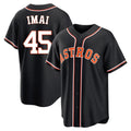 My Store H.Astros #45 Tatsuya Imai Player Black Fashion Out Home Game Stitched Jerseys