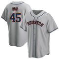 My Store H.Astros #45 Tatsuya Imai Player Gray Home Game Stitched Jerseys