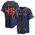 My Store H.Astros #45 Tatsuya Imai Player Navy City Connect Home Game Stitched Jerseys