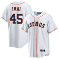 My Store H.Astros #45 Tatsuya Imai Player White Home Game Stitched Jerseys