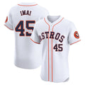 My Store H.Astros #45 Tatsuya Imai Player White Limited Elite Home Stitched Jerseys