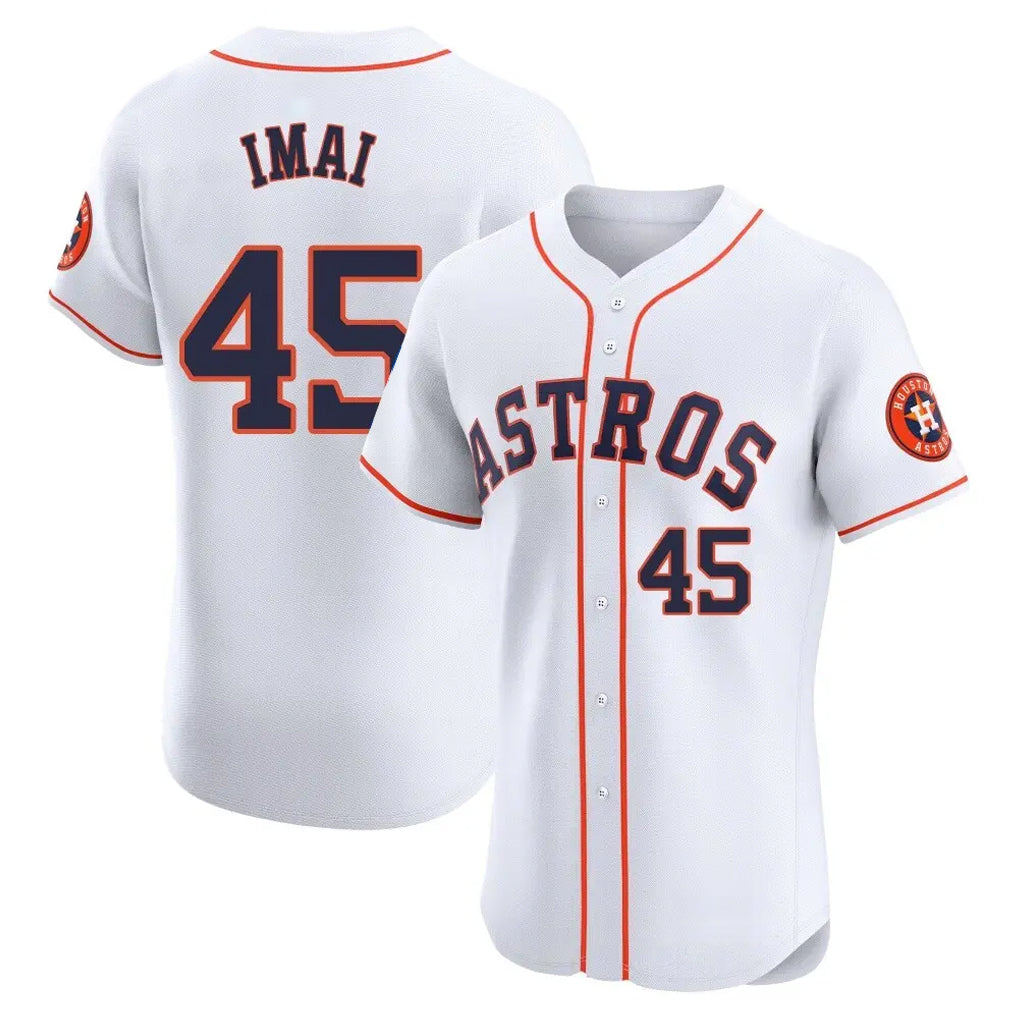 My Store H.Astros #45 Tatsuya Imai Player White Limited Elite Home Stitched Jerseys