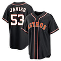 My Store H.Astros #53 Cristian Javier Player Black Fashion Out Home Game Stitched Jerseys