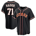 My Store H.Astros #71 Josh Hader Player Black Fashion Out Home Game Stitched Jerseys