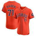 My Store H.Astros #71 Josh Hader Player Orange Home Limited Elite Stitched Jerseys