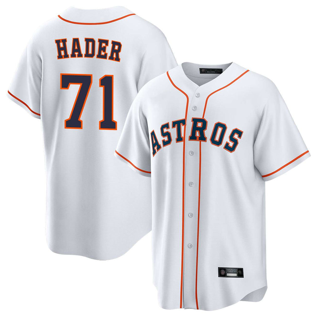My Store H.Astros #71 Josh Hader Player White Home Game Stitched Jerseys