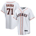 My Store H.Astros #71 Josh Hader Player White Home Game Stitched Jerseys