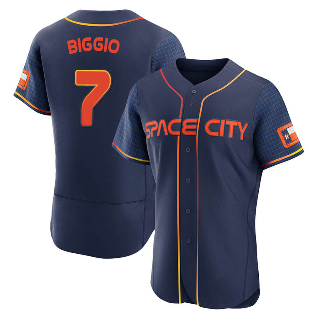 My Store H.Astros #7 Craig Biggio Player Navy City Connect Limited Elite Home Stitched Jerseys