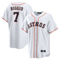 My Store H.Astros #7 Craig Biggio Player White Home Game Stitched Jerseys