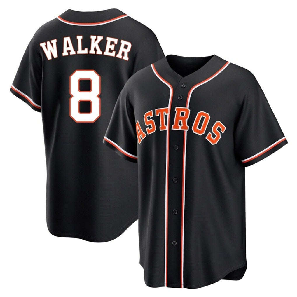 My Store H.Astros #8 Christian Walker Player Black Fashion Out Home Game Stitched Jerseys