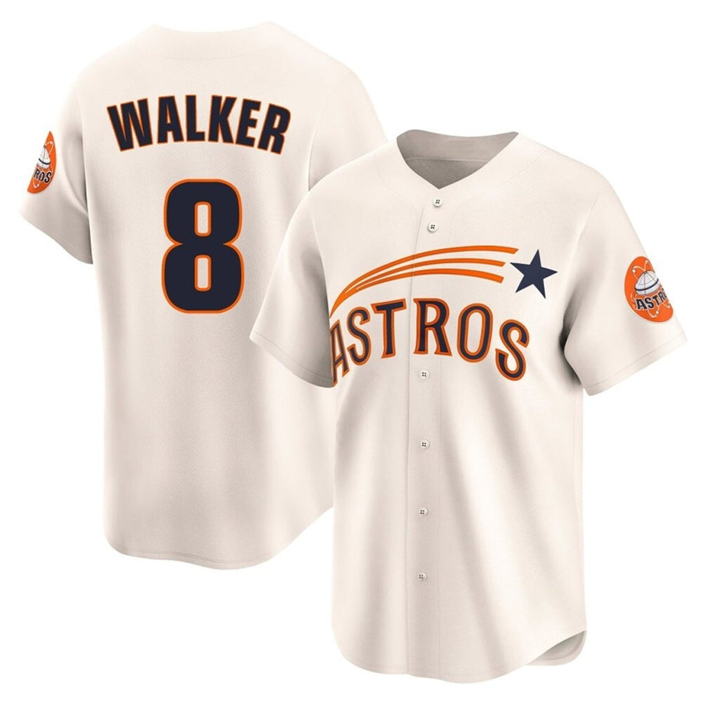 My Store H.Astros #8 Christian Walker Player Cream Throwback Cooperstown Collection Limited Stitched Jerseys