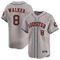 My Store H.Astros #8 Christian Walker Player Gray Home Limited Stitched Jerseys
