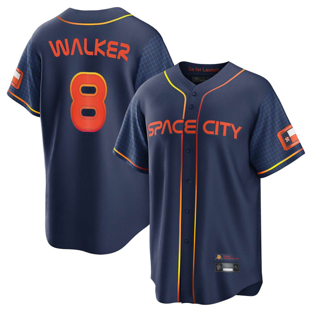 My Store H.Astros #8 Christian Walker Player Navy City Connect Home Game Stitched Jerseys