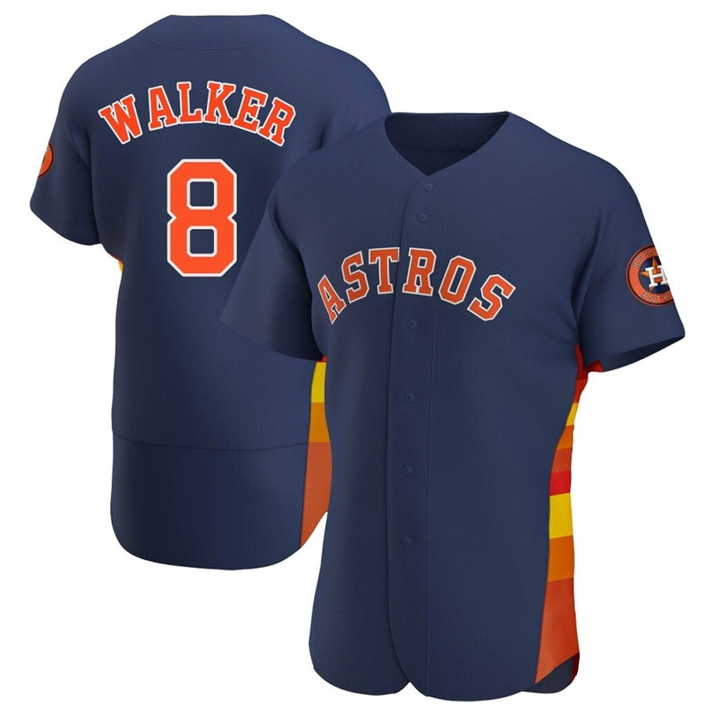 My Store H.Astros #8 Christian Walker Player Navy Home Limited Elite Stitched Jerseys
