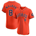 My Store H.Astros #8 Christian Walker Player Orange Home Limited Elite Stitched Jerseys