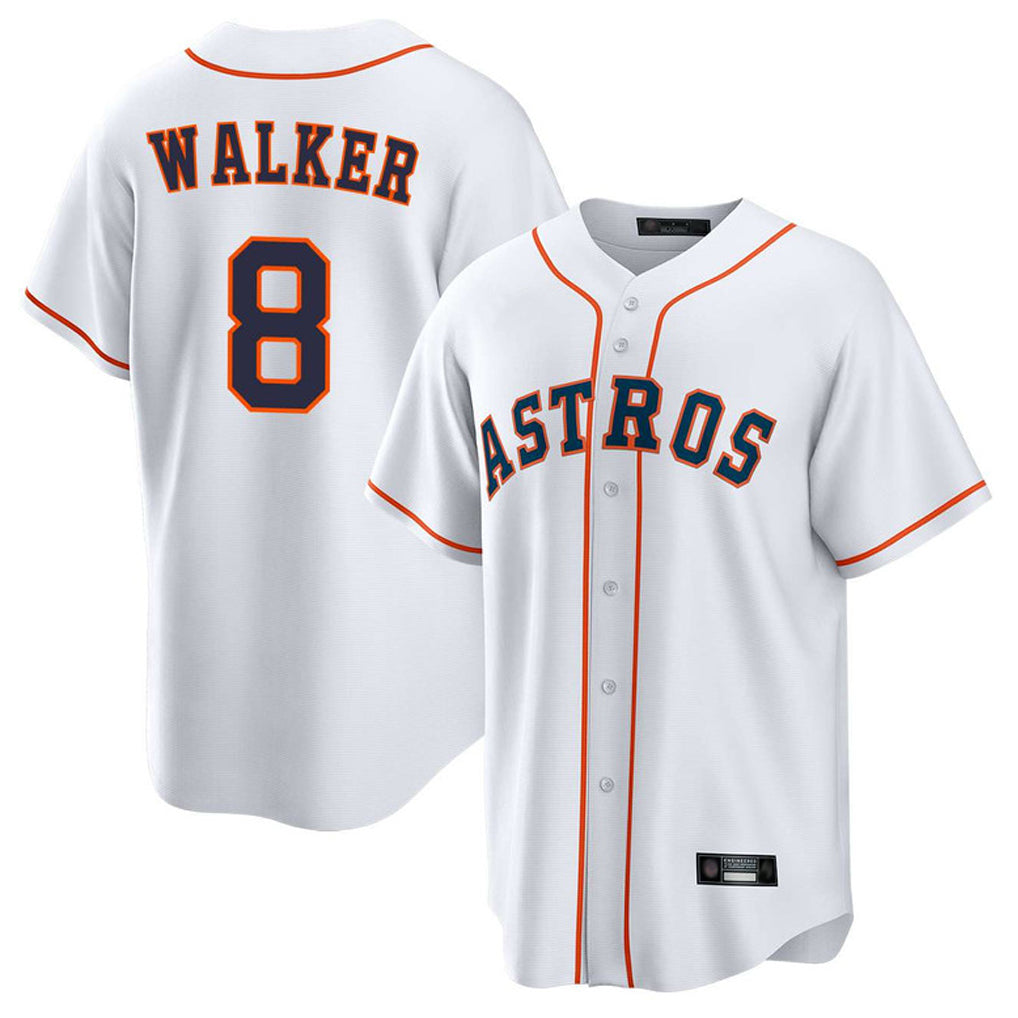 My Store H.Astros #8 Christian Walker Player White Home Game Stitched Jerseys