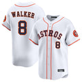 My Store H.Astros #8 Christian Walker Player White Home Limited Stitched Jerseys