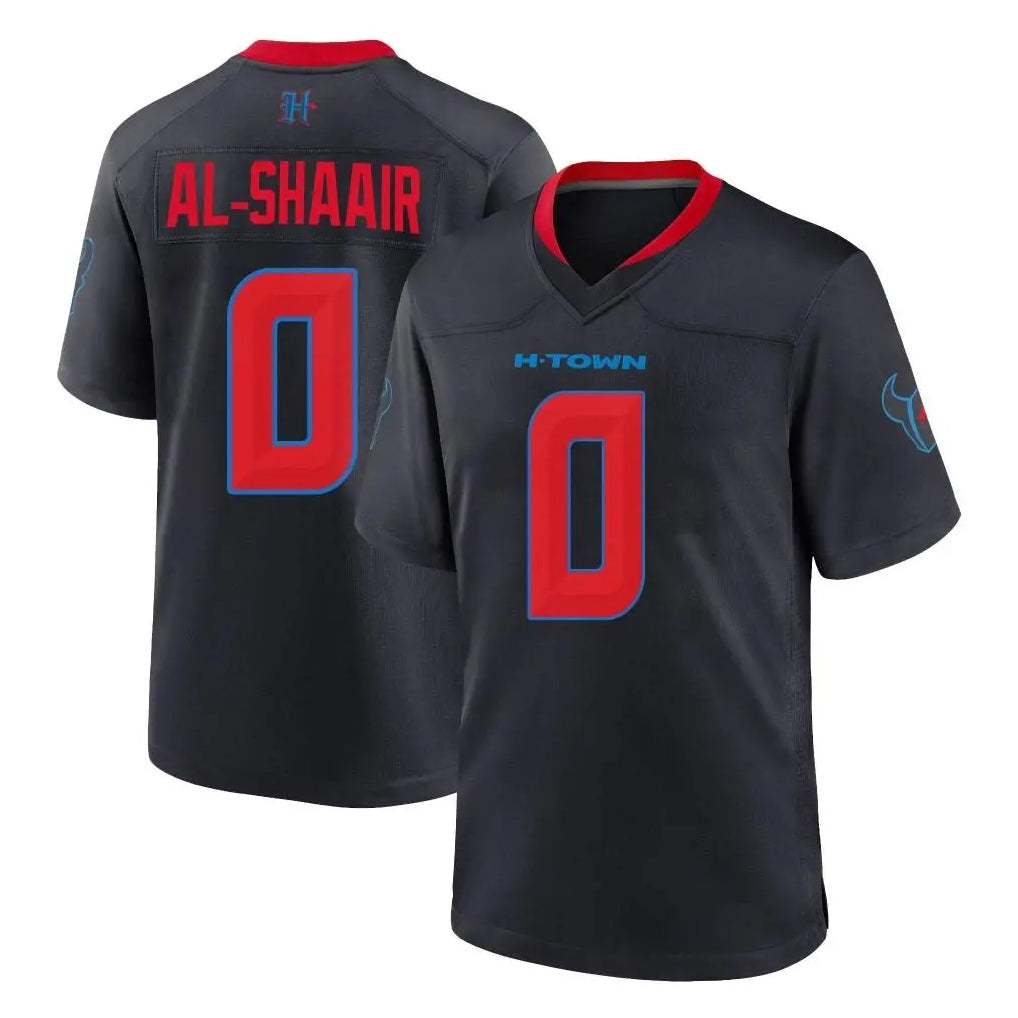 My Store H.Texans #0 Azeez Al-Shaair Player Navy 2nd Alternate Home Game Stitched Jerseys