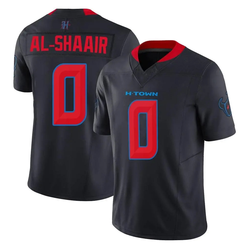 My Store H.Texans #0 Azeez Al-Shaair Player Navy Limited 2nd Alternate Vapor F.U.S.E. Home Game Stitched Jerseys
