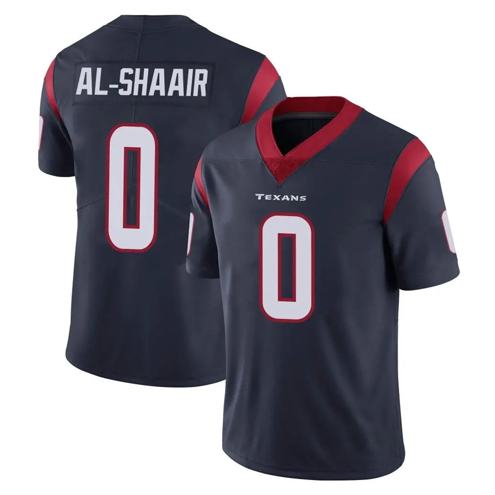 My Store H.Texans #0 Azeez Al-Shaair Player Navy Limited Vapor Untouchable Home Game Stitched Jerseys