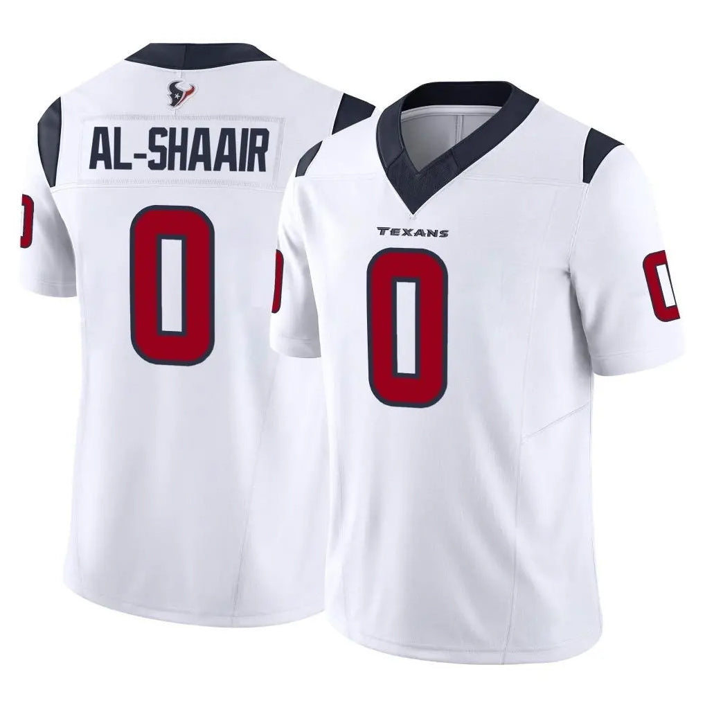My Store H.Texans #0 Azeez Al-Shaair Player White Limited Vapor F.U.S.E. Home Game Stitched Jerseys