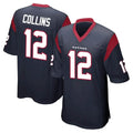 My Store H.Texans #12 Nico Collins Player Navy Home Game Stitched Jerseys