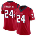 My Store H.Texans #24 Derek Stingley Jr. Player Red Limited Vapor F.U.S.E. Home Game Stitched Jerseys