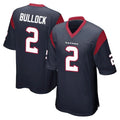 My Store H.Texans #2 Calen Bullock Player Navy Home Game Stitched Jerseys