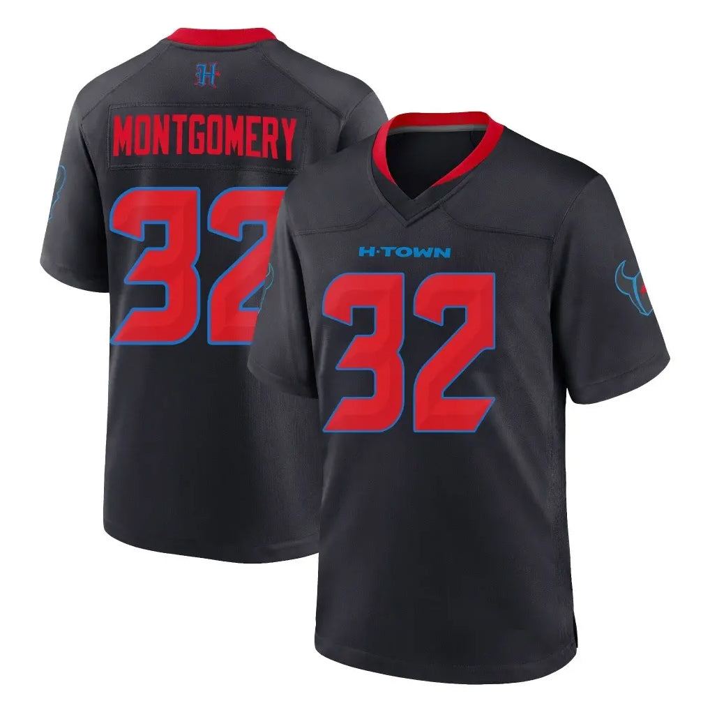My Store H.Texans #32 David Montgomery Player Navy 2nd Alternate Home Game Stitched Jerseys