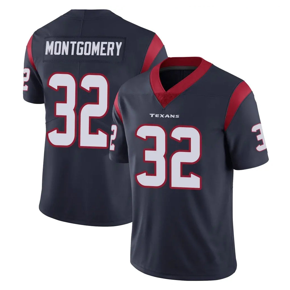 My Store H.Texans #32 David Montgomery Player Navy Limited Vapor Untouchable Home Game Stitched Jerseys